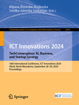 cover image of ICT Innovations 2024. TechConvergence